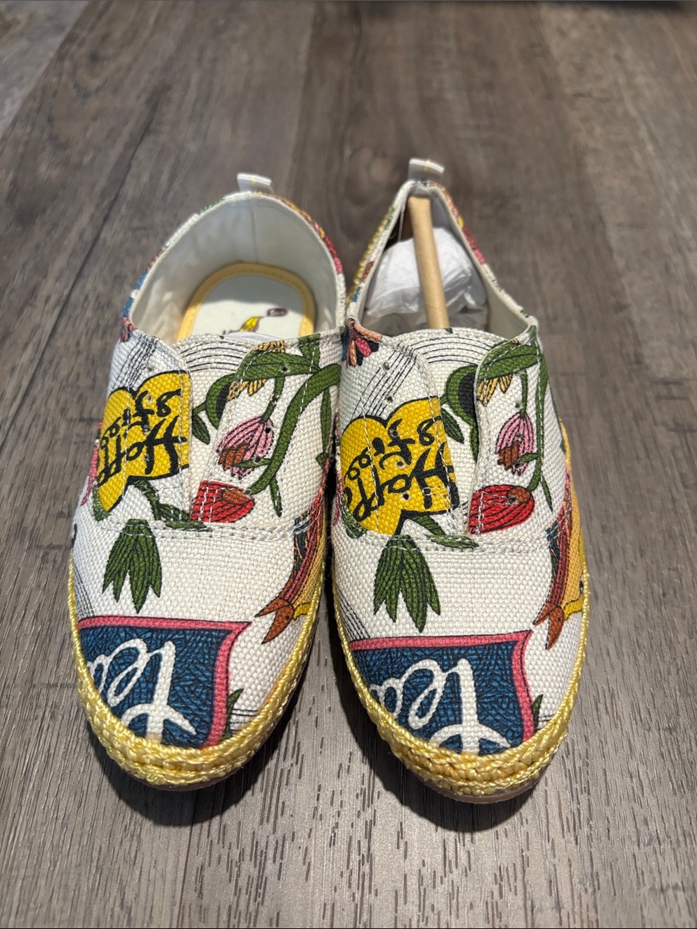 Sakroots White Multi Floral Slip-On Espadrilles